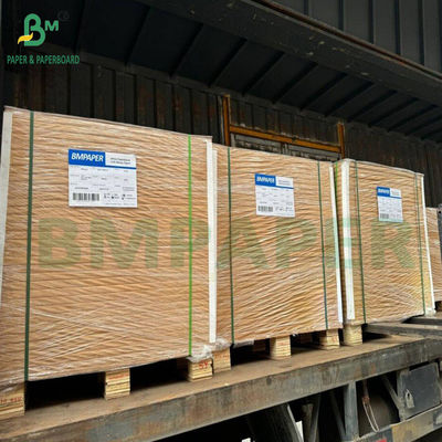 Natuurlijk bruin kraftafdrukpapier met hoge sterkte voor draagzakken 70 g 80 g