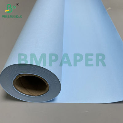 80 g dubbelzijdig blauw plotter papier CAD printer rollen 20 &quot; 24 &quot; breed 50 yards 100 yards lang