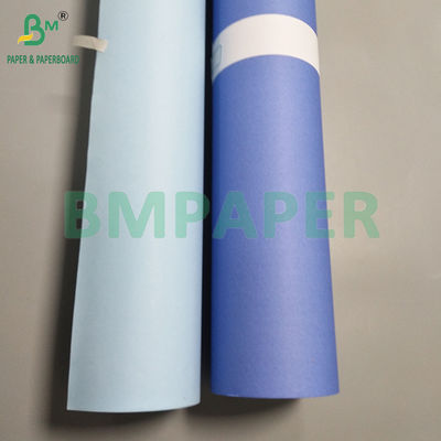 20LB 24&quot; Single Side Bright Blue Violet CAD Plotter Engineering Bond Paper rollen