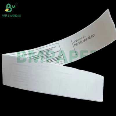 70 gram warmtelabel luchtvaartkleding bagagelabel papier 53,9 cm x 5,5 cm