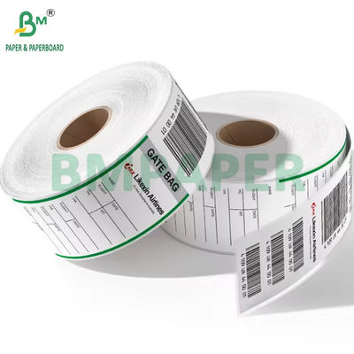 70 gram warmtelabel luchtvaartkleding bagagelabel papier 53,9 cm x 5,5 cm