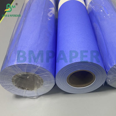 80 gram Digitaal Plotter Papier Rollen Breedformaat Kleur Paars Blauw 35&quot; X 300ft