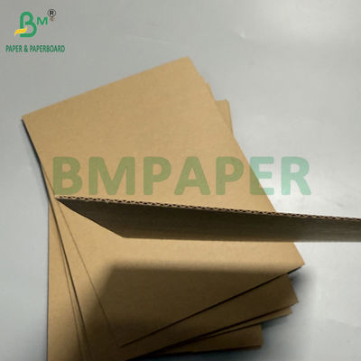3 Ply Micro gegolfde kartonnen vellen Kraft Bruin N Fluit G Fluit 70 X 100 cm