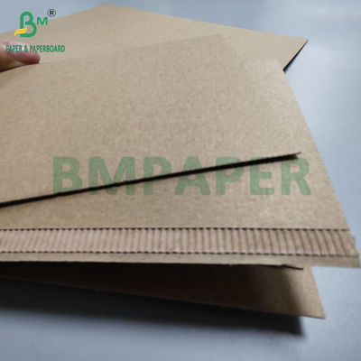 Kraft bruin gegolfd papierplaat N fluit voor logistieke verpakkingen 70 x 100 cm