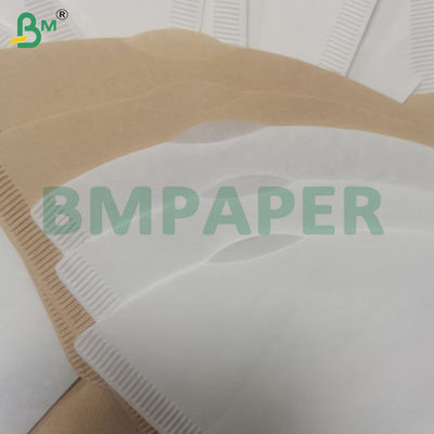 Bruin eenmalig koffiefilterpapier 100 tel 2-4 kopjes Ripple papier