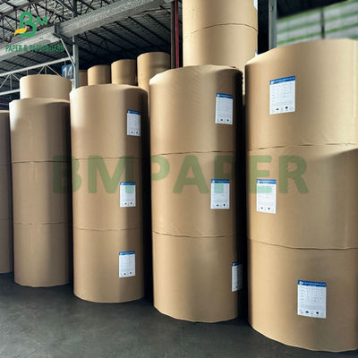 Kraft Board 320g + 20g PE Natuurlijk Bruin Voedselbeker Papier 32" Rollen 3" Kern 32 1 Meter Buitendeursnede