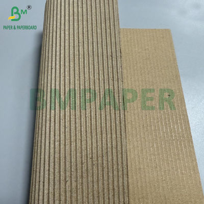 90 gm + 90 gm 2 Ply Bruin gegolfd papierrolletjes 100 cm x 50 m Meerdere doeleinden enkelzijdig rolletje