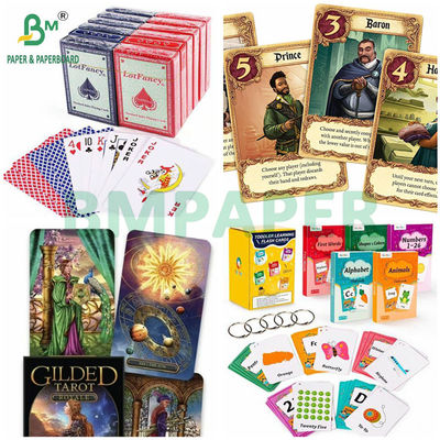 Zwart Core C2S speelkaartenpapier 280g 290g 300g voor Tarotkaarten