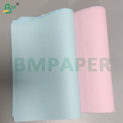 8.5 * 11 inch Zwart / Blauw Image CB Carbonless Kopieerpapier Rollen