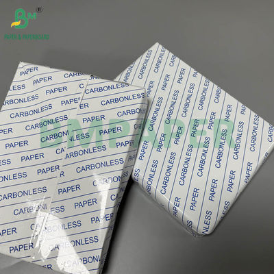 75 gr 78 gr koolstofvrij papier CF Geel CFB Blauwe letter Grootte 216x279mm Afbeelding Zwart