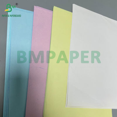 Wit CB Geel CF 75 grs 78 grs Blank Carbonless NCR Paper 8,5 "X 14" Zwart Image