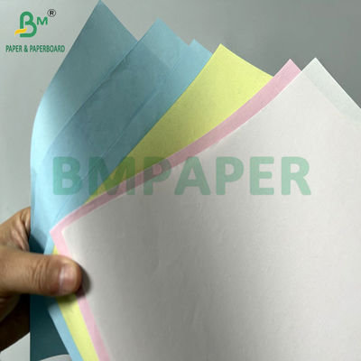 75 gr 21,6 x 27,9 cm NCR koolstofvrij papier met CFB Roze Blauw Geel