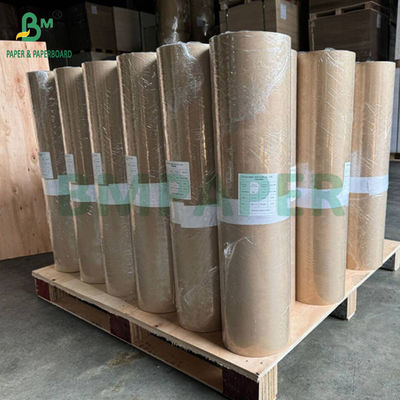 60 gram 30in Breedte 1 zijde MG Puur Bruin Gribd Kraftpapier Voor Verpakking