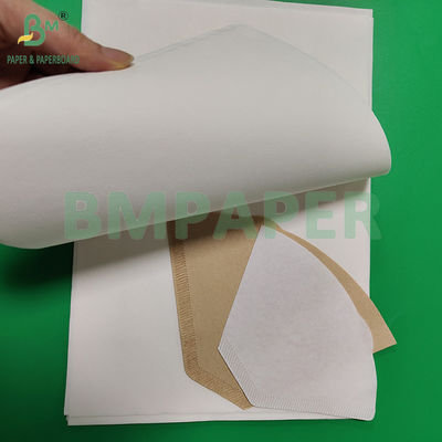30-100 gm 100% Houtpulp gebleekt Eenmalige koffiefilters