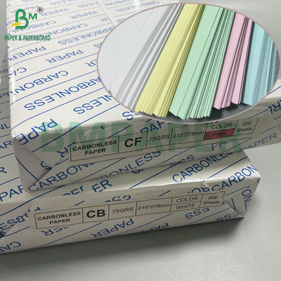 56g - 78g Digitale autocopie NCR Paper Letter Grootte 8/2 x 11inches Afbeelding Zwart