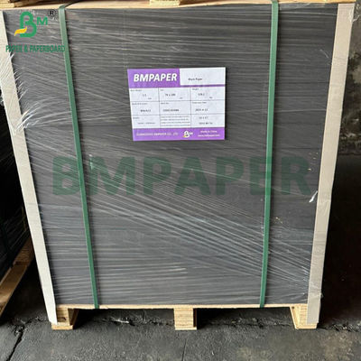 1.5mm 1200g 2mm 1600g Zwart Solid Board Dubbelzijdig Diep Zwart 70 x 100cm