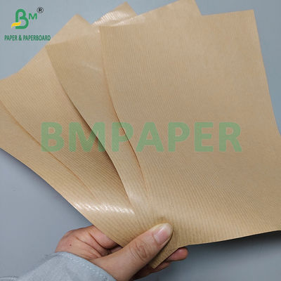 50 gm 60 gm Eenzijdig glanzend bruin gestreept kraftpapier voor voedselverpakking