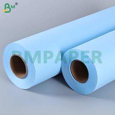 2 inch kerngrootte helder beeld dubbelzijdig blauw plotter papier rollen