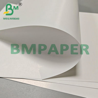 80 gsm Hoge witte half glanzende batterij tag papier grondstof 72 x 102