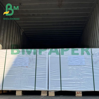80 gsm Hoge witte half glanzende batterij tag papier grondstof 72 x 102