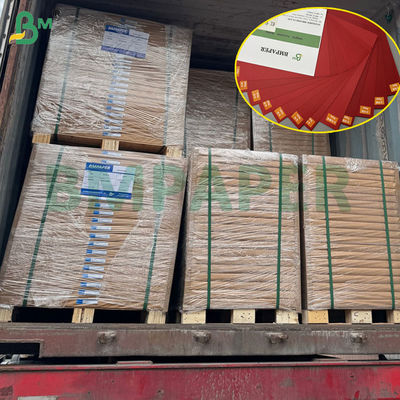 200 gram 250 gram Ongestreken Zwart Rood Gekleurd Kartonpapier Voor Verpakking Doos 61 X 86cm