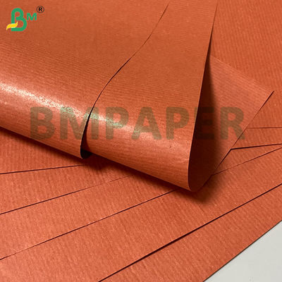 Flexibel, ademend, rood gestreepte kraftpapierrol 750 mm 800 mm voor cadeauverpakking