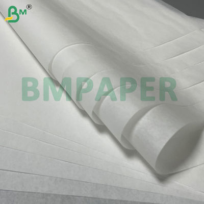 28 g/m² Wit Hoogdoorlatend Pluisvrij Glassine Liner Papier Voor Industriële Pakkingen Elektronische Bescherming
