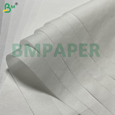 28 g/m² Wit Hoogdoorlatend Pluisvrij Glassine Liner Papier Voor Industriële Pakkingen Elektronische Bescherming