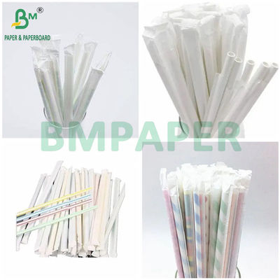Natuurlijke Houtpulp 28grs Kraftpapier Rollen 29mm 33mm Voor Het Verpakken Van Rietjes
