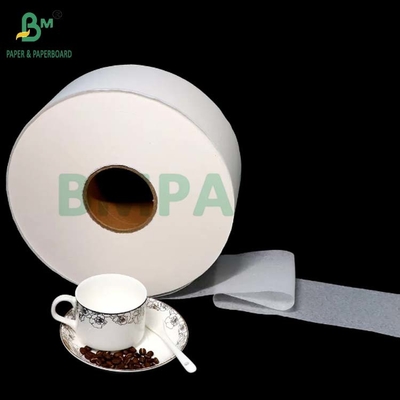 Voedselveilige gebleekte ongebleekte 40GSM 50GSM koffiefilterpapierrol 1200mm