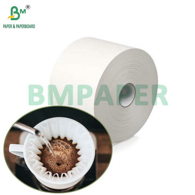 Voedselveilige gebleekte ongebleekte 40GSM 50GSM koffiefilterpapierrol 1200mm
