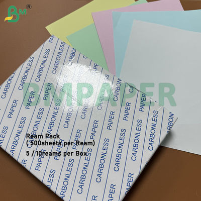 60 gm 65 gm koolstofvrij kopieerpapier 8,5 x 11 inch CFB CF Canary Color CCP papier