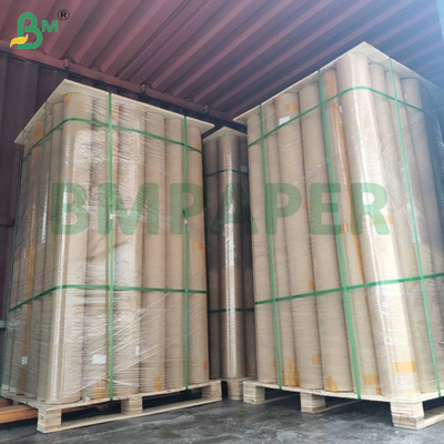 50 g 60 g 1 zijde MG Bruin geribd kraftpapier voor voedselverpakkingen 60 cm breed