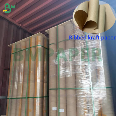 50 g 60 g 1 zijde MG Bruin geribd kraftpapier voor voedselverpakkingen 60 cm breed