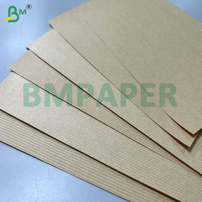 50 g 60 g 1 zijde MG Bruin geribd kraftpapier voor voedselverpakkingen 60 cm breed