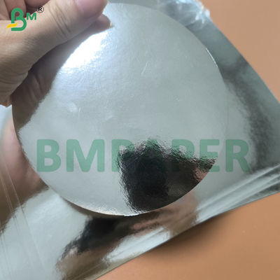 Zilverfolie Spiegel Kartonpapier Enkelzijdige Metallic Papieren Vellen