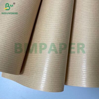Unbleached MG Ribbed Kraft Paper Rolls 50g 60g 70g 80g for Wrapping Gift