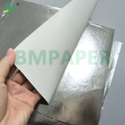 Bierfles etiket basispapier één zijde zilver en goud één zijde wit