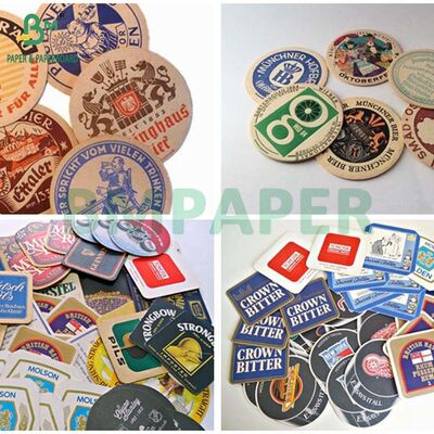 0.7mm 0.8mm Witte Absorberende Kartonnen Platen 455mm x 650mm voor Onderzetters