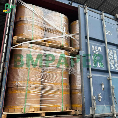 Single Sided Glazed Food Paper For Fruit Bag Inner Layer White Black Red Color