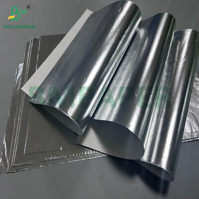 65 g/m² 75 g/m² Gecoat Zilver Gemetalliseerd Papier Voor Bieretiketten 70 x 100cm