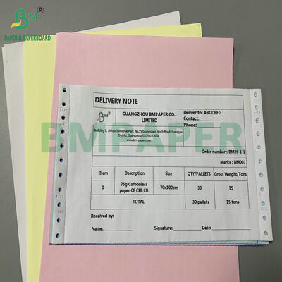 Blauw Beeld Hoge Contrast Premium 48 gsm 75 gsm Carbonloos Kopieerpapier voor Duidelijke Kopieën