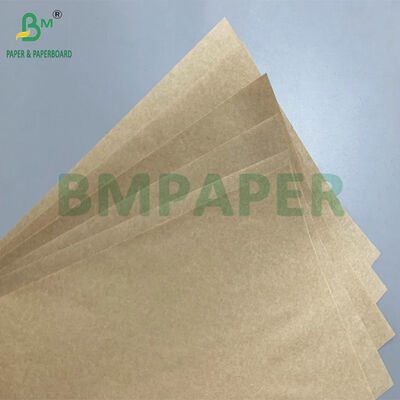 Niet-giftig vetbestendig 30 gm 35 gm Bruin vetbestendig papier broodje wrap voor hamburgers chips