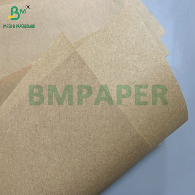 Niet-giftig vetbestendig 30 gm 35 gm Bruin vetbestendig papier broodje wrap voor hamburgers chips