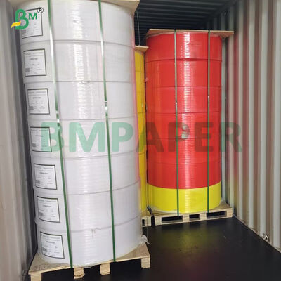 75g NCR Zwart Image CB CFB CF Roze Carbonless Papier Rol Voor Factuur