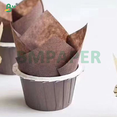 40gsm Voedselveiligheid Koffie Premium Muffinvormpjes Papier Voor Bakken