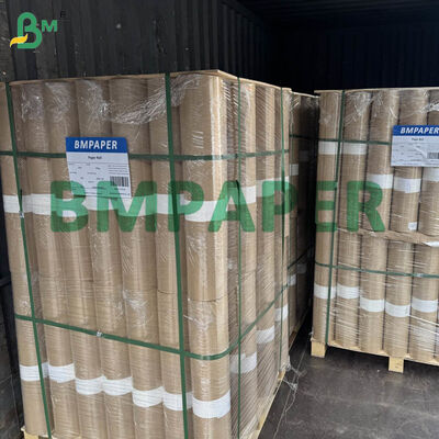 40 gsm geribbeld kraftpapier 26 inch bij 31 inch Verpakkend Kraftpapier Goudgeel Machine geglazuurd aan één kant