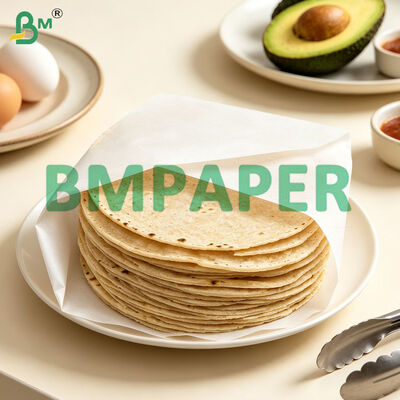 20 gm 25 gm dunne scheidingsplaten voor tortilla's, Food Grade Tortilla Verpakkingspapier uienhuid Papier