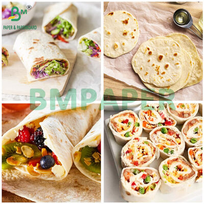 25 gr 28 gr 30 gr 34 gr Voedingsmiddelenwitte Tortilla's vochtbestendige verpakkingspapier