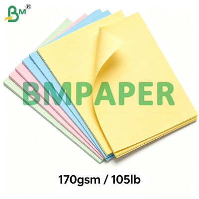 105lb 170gm Carbonloze CF White Board Cream Botton Sheets 70x100cm